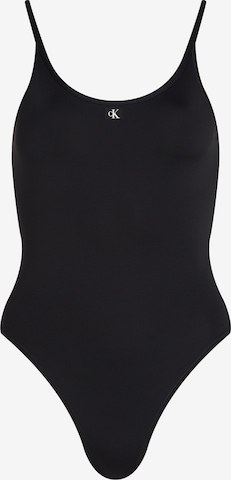 Invisible Maillot de bain 'SCOOP' Calvin Klein Swimwear en noir : devant