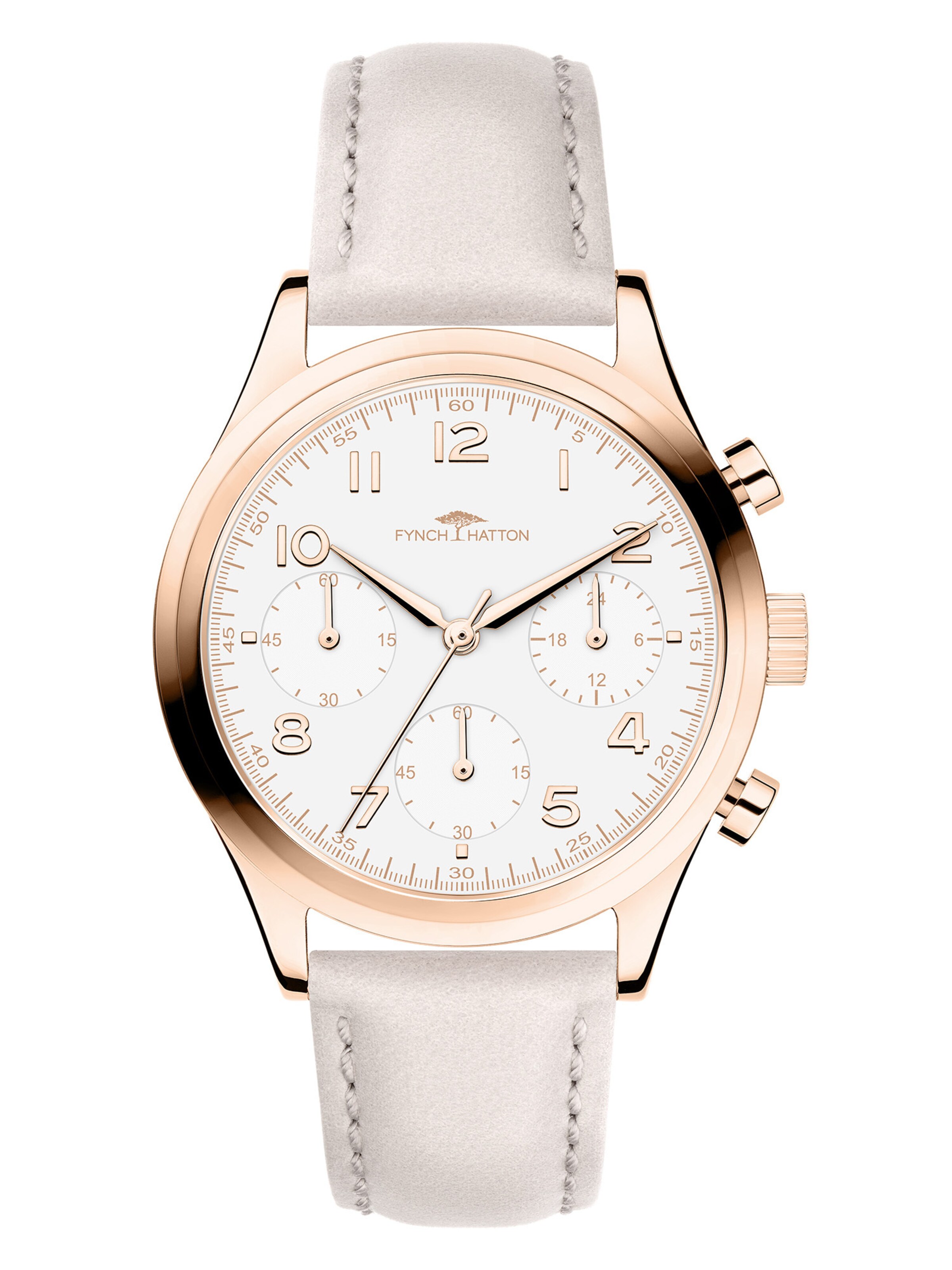 FYNCH-HATTON Analoog horloge in Grijs: voorkant