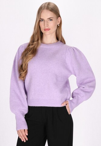DreiMaster Klassik Sweater in Purple: front