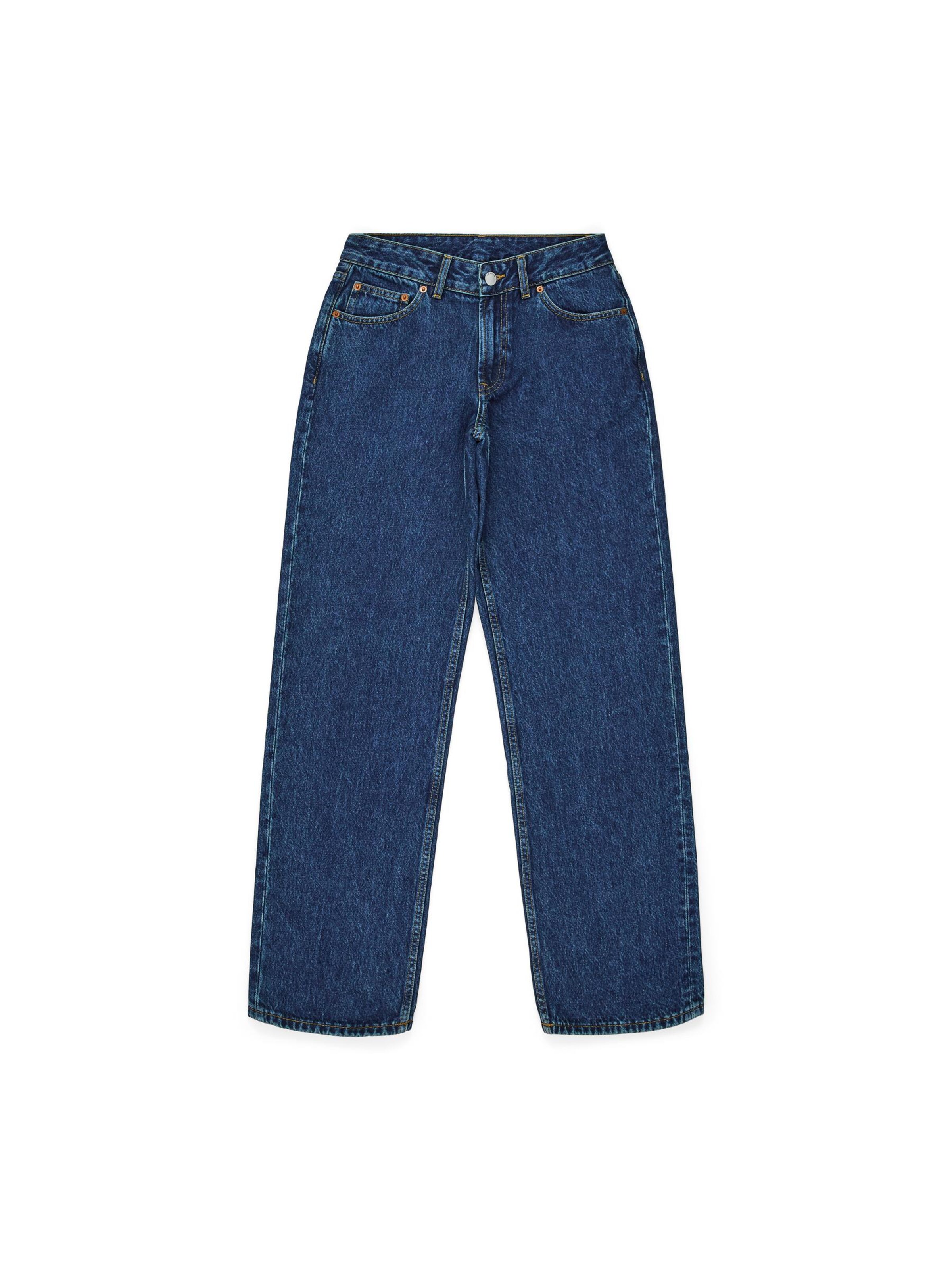 Dr. Denim Regular Jeans 'Nika Mid Straight'‌‌‌‌‌‌‌ in Blau: Vorderseite