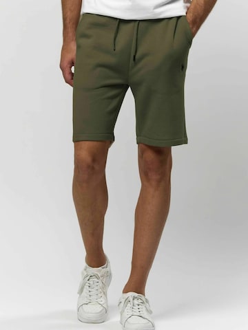 U.S. POLO ASSN. regular Bukser ' Cedric ' i grøn: forside