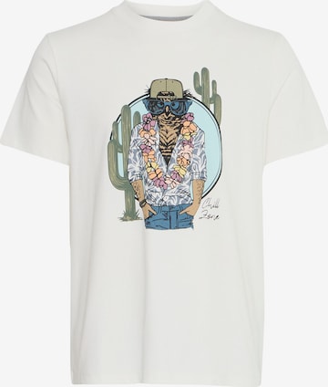 BLEND - Camisa 'BHJerron' em branco: frente