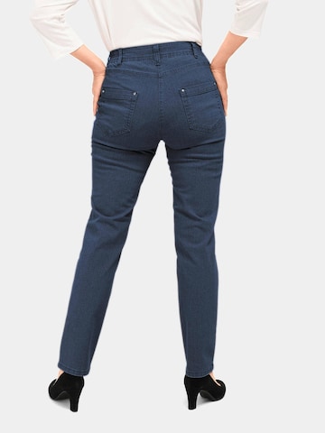 Goldner Skinny Jeans 'Carla' in Blauw