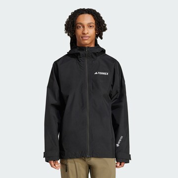 ADIDAS TERREX Outdoor jacket 'Xperior 2L' in Black: front