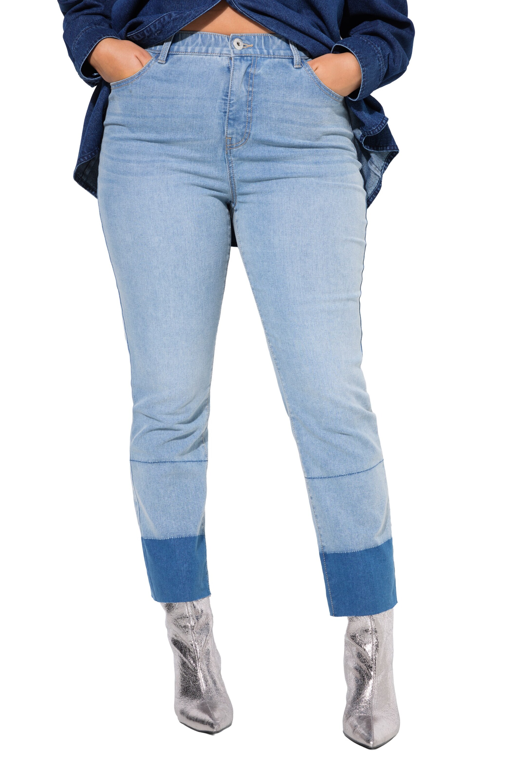 Studio Untold Slimfit Jeans in Blau: Vorderseite