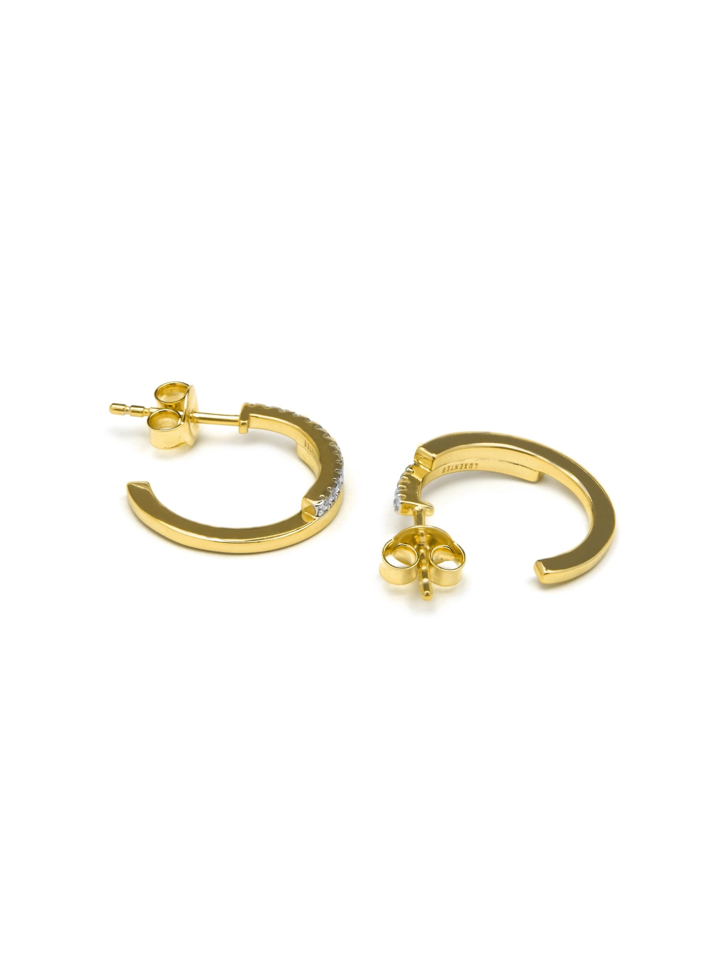 Luxenter - Pendientes 'KAMI' en blanco