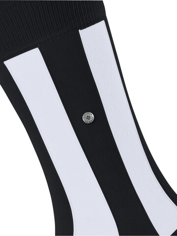 BURLINGTON Socken 'Retro Lines'‌‌‌‌‌‌ in Schwarz
