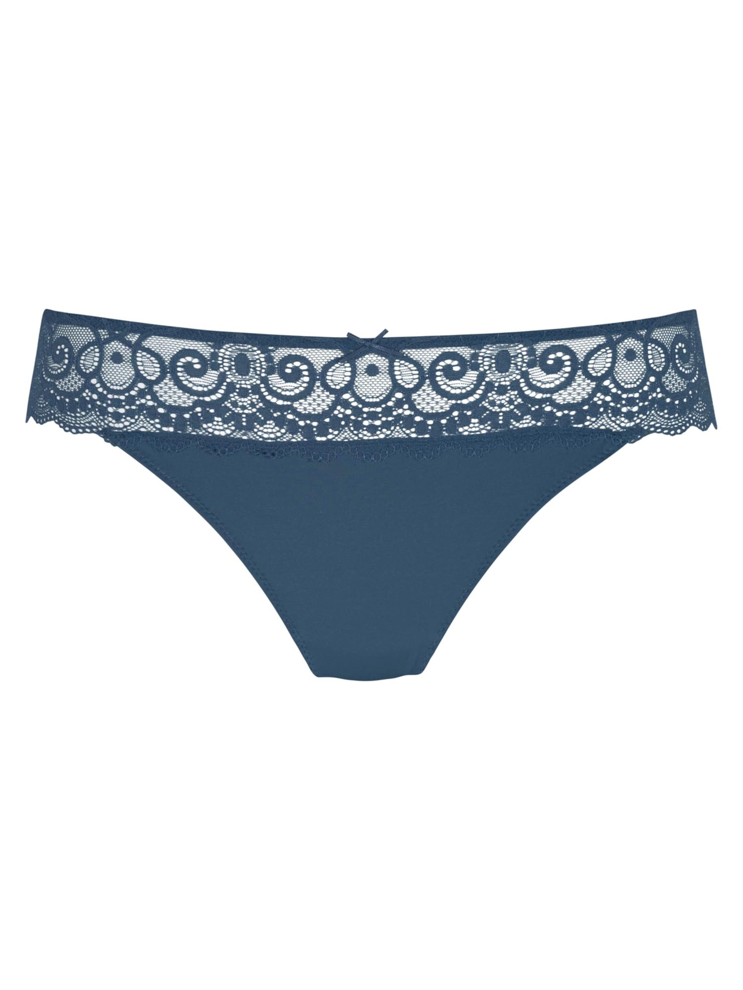 Mey Slip 'Amorous' in Blau: Vorderseite