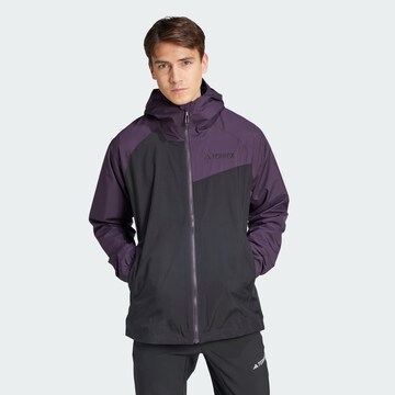 ADIDAS TERREX Outdoor jacket 'Multi 2L' in Black: front