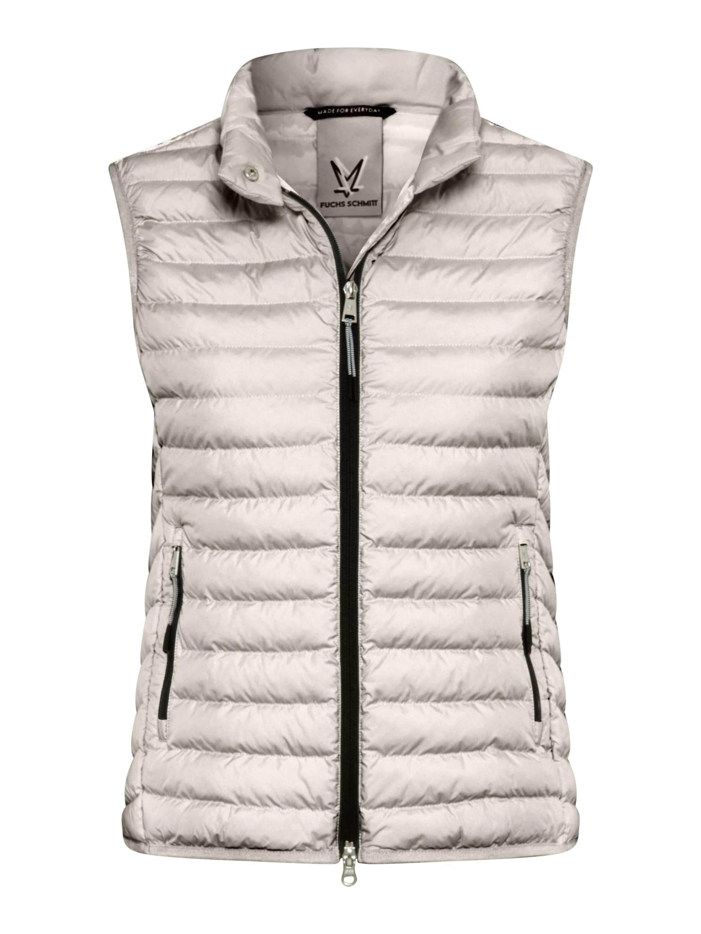 Fuchs Schmitt Vest 'Steppweste Frederikshaven' in Beige: front