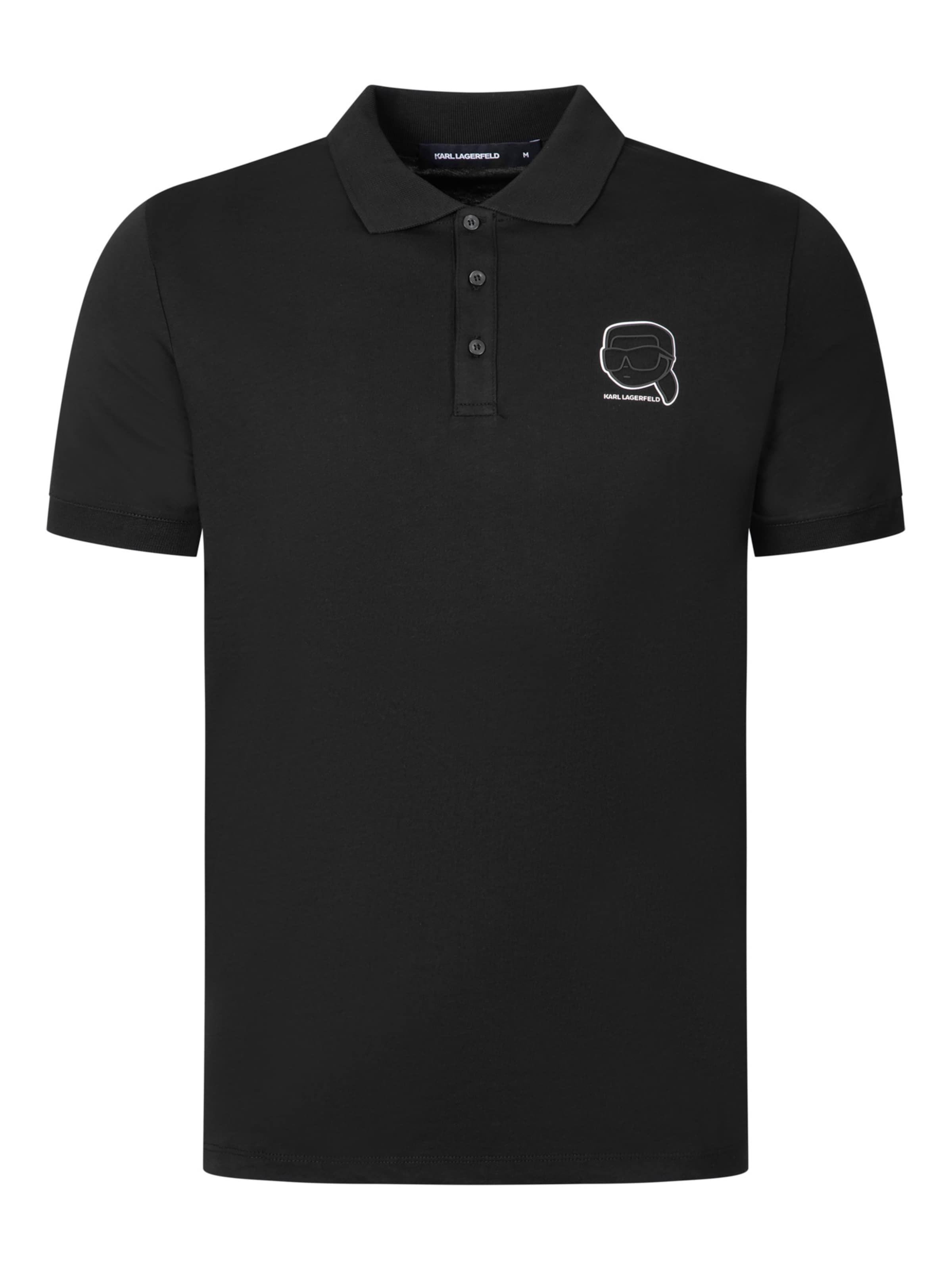 Karl Lagerfeld T-Shirt en S en noir, Vue avec produit