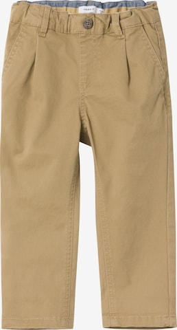 Regular Pantalon 'Ryan' NAME IT en beige : devant