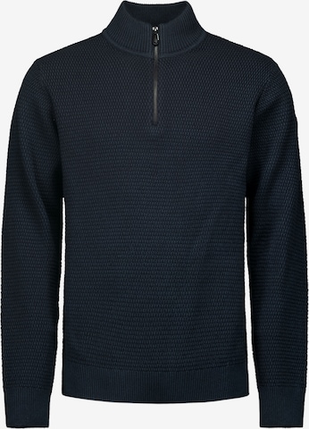 No Excess Pullover in Blau: Vorderseite
