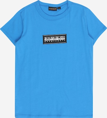 NAPAPIJRI Футболка 'S-Chamois' в Синий: спереди