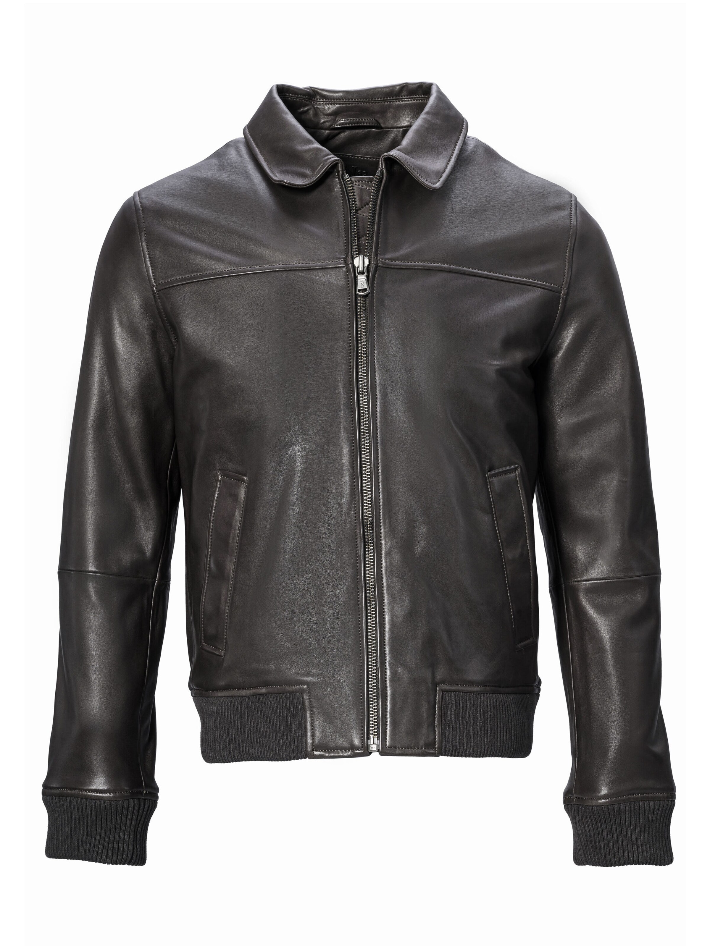 18N62 Tussenjas 'NEGotland' in Bruin: voorkant