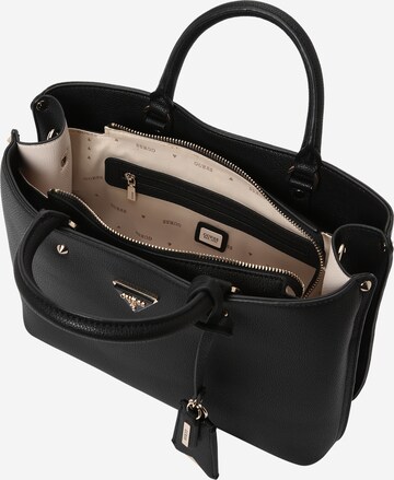 GUESS Handtasche 'Meridian' in Schwarz