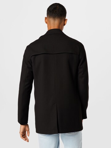 SELECTED HOMME Between-seasons coat 'DRAPER' in Black