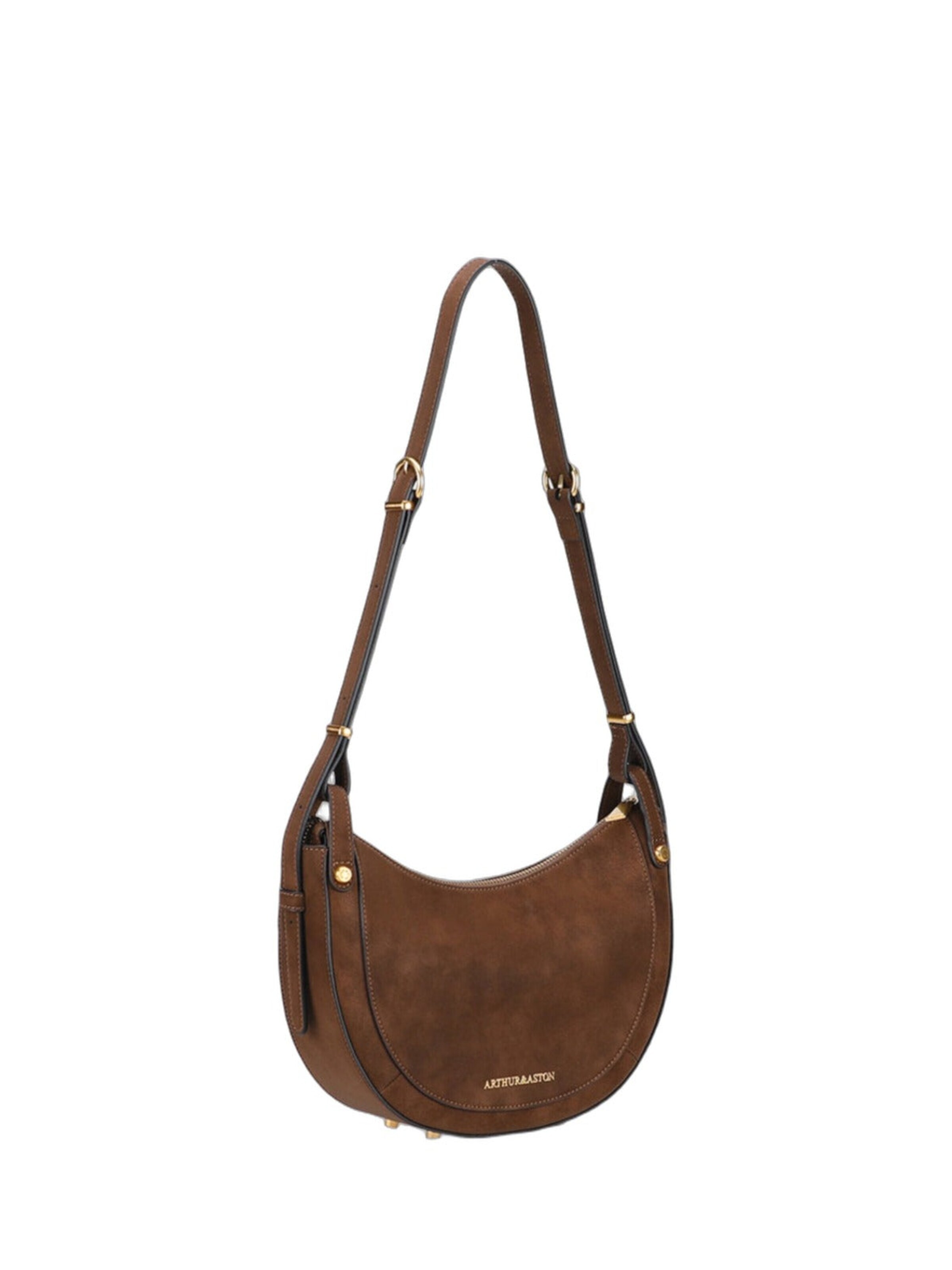 Arthur & Aston Taška přes rameno 'Arthur & Aston Sac Bandoulière Femme Chataigne' – hnědá