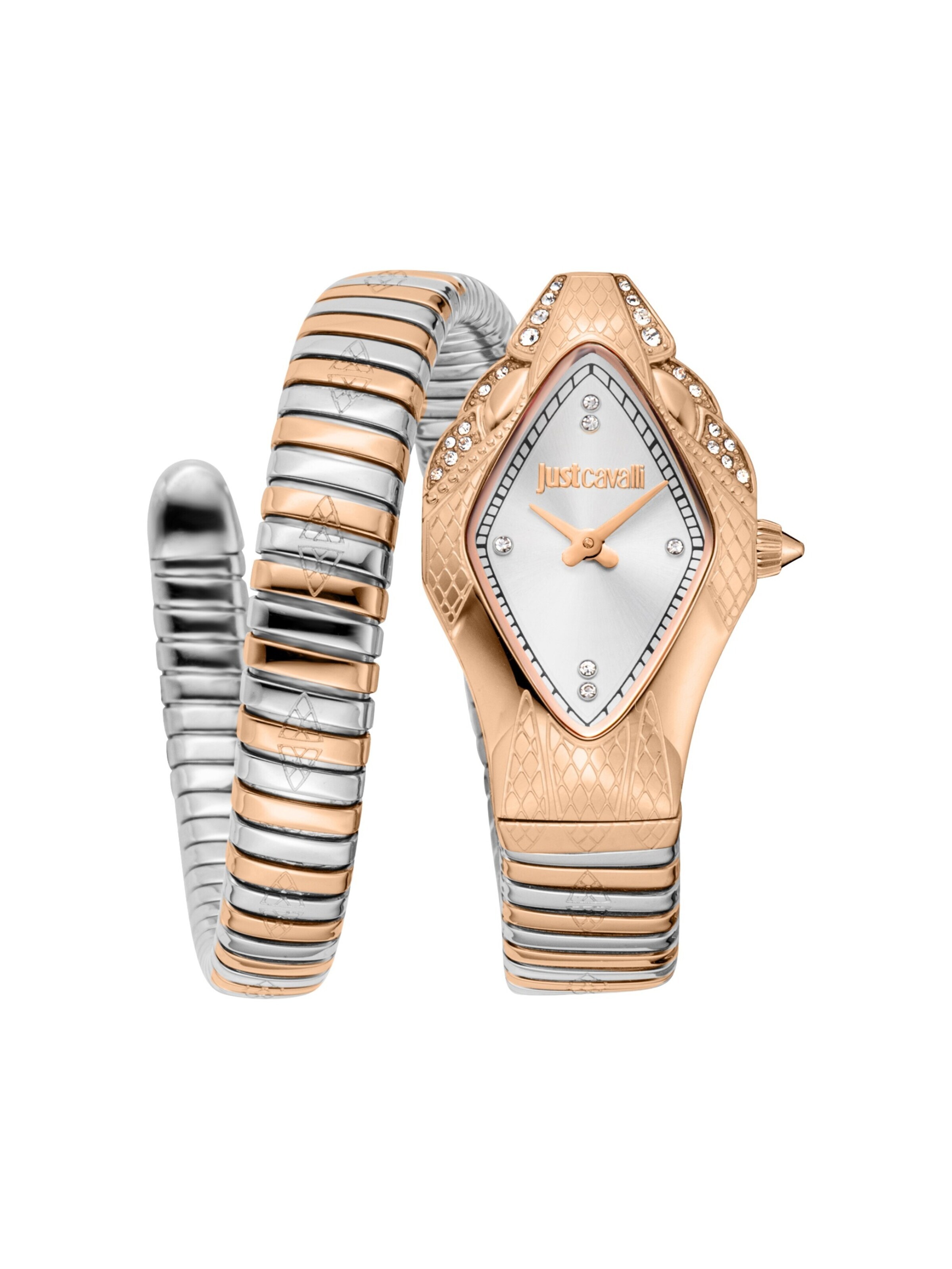 Just Cavalli Analog Watch 'Ferocious' in Gold: front