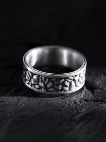 REYTEL Ring 'STONE WALLS' in Zilver