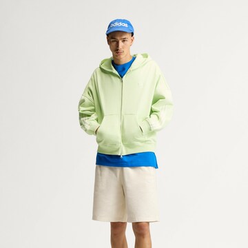 ADIDAS ORIGINALS Mikina 'AdiSignature' – zelená: přední strana
