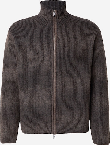 WEEKDAY Neuletakki 'Dennis' värissä ruskea: etupuoli