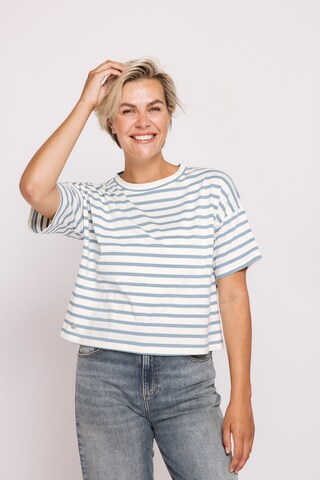 Zhrill T-Shirt in Blau: Vorderseite