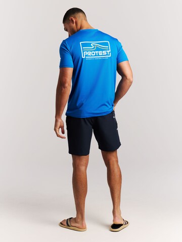 PROTEST Performance Shirt 'PRTDonald' in Blue
