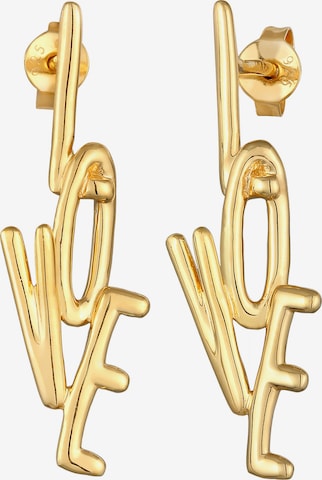 ELLI Earrings in Gold: front