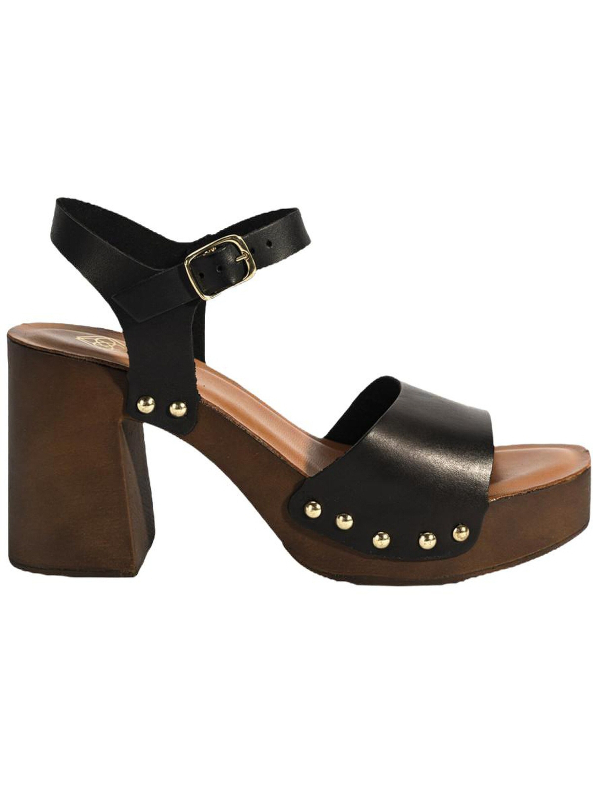 Desa Sandals 'Sandalen' in Black: front