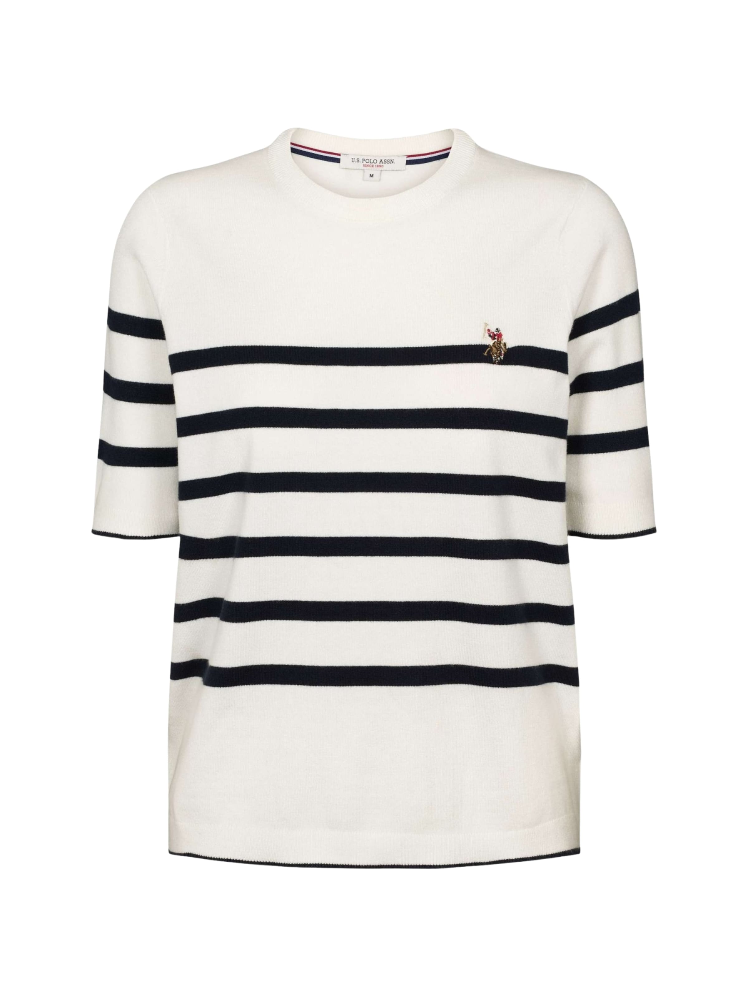 U.S. POLO ASSN. Svetr ' Maiken Short ' – bílá: přední strana