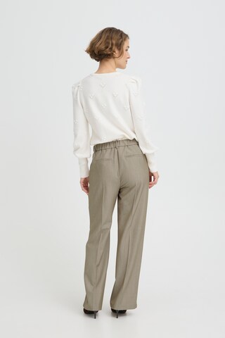 b.young Wide Leg Bukser 'BYDanta' i grå