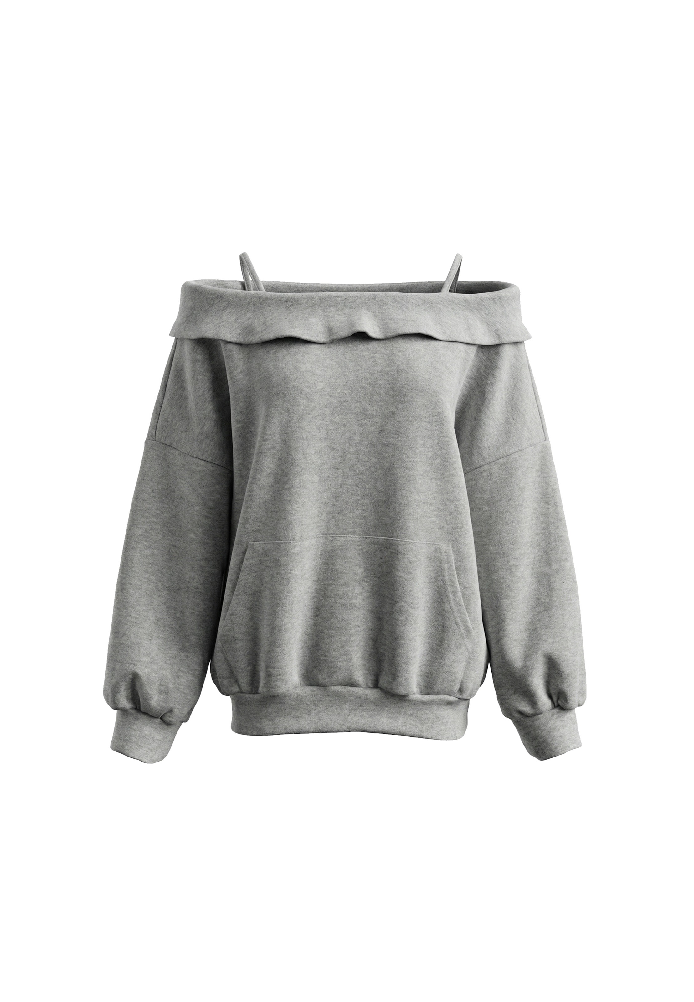 Sweat-shirt usha BLUE LABEL en gris : devant