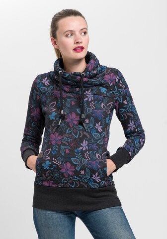 Ragwear Sweatshirt 'Neska O' in Schwarz: Vorderseite