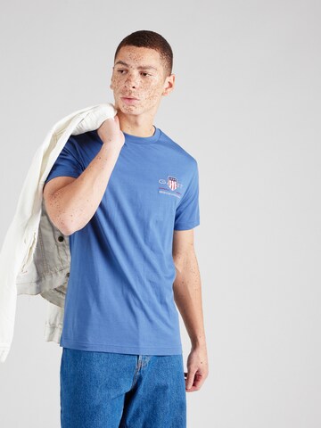 GANT T-Shirt in Blau: Vorderseite