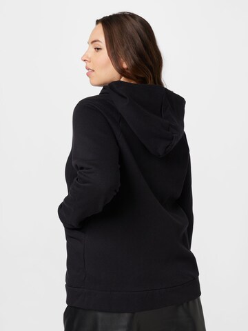 Zizzi Sweatjacke in Schwarz