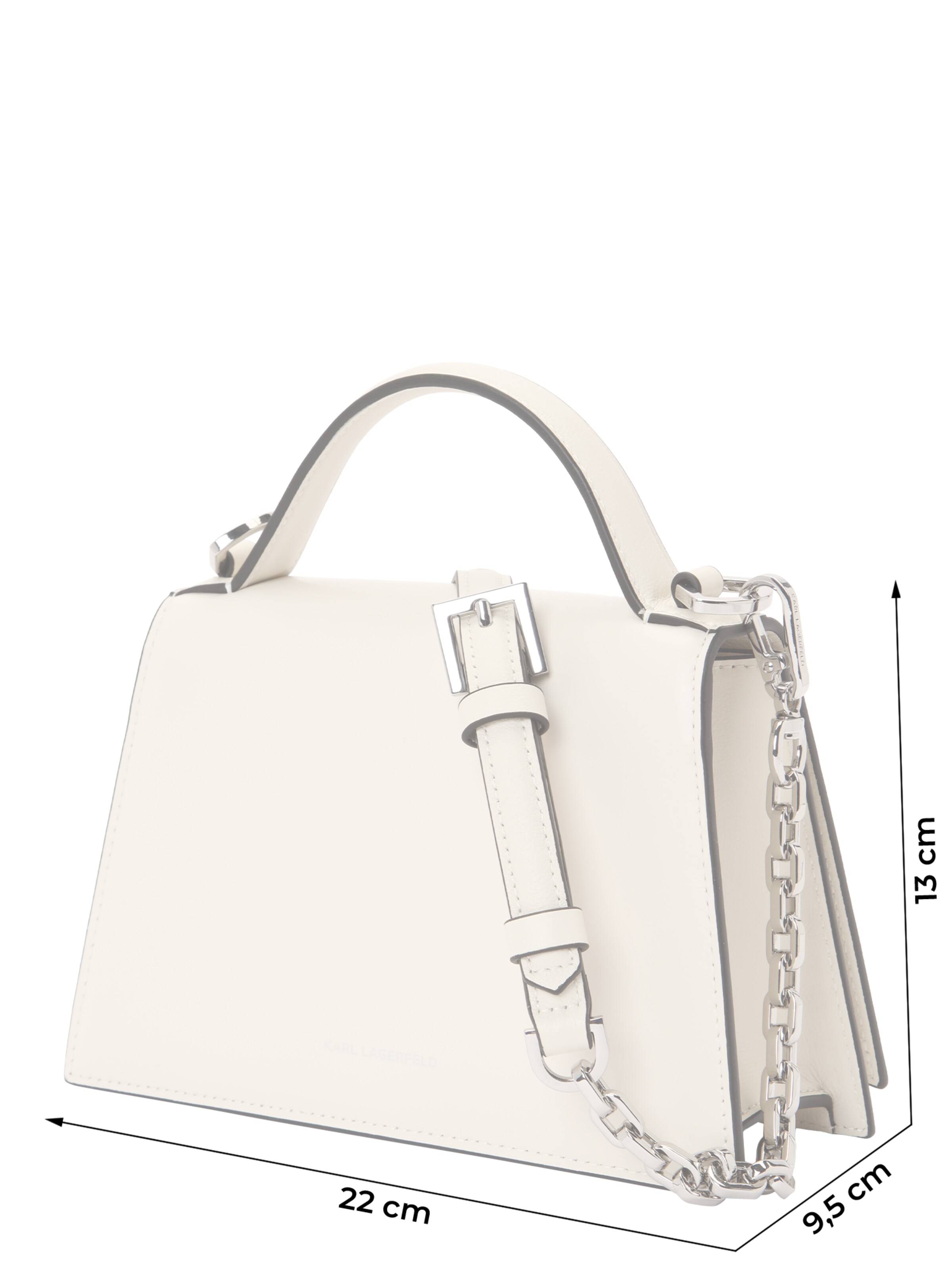 Karl Lagerfeld Чанта с презрамки в бяло