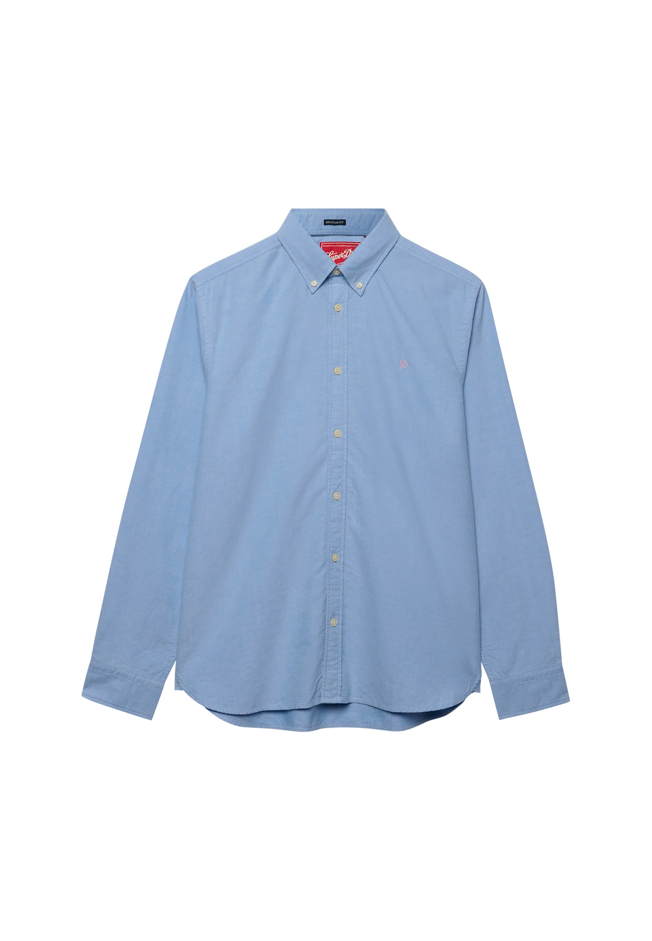 Superdry & Co Button Up Shirt 'Preppy' in Blue: front