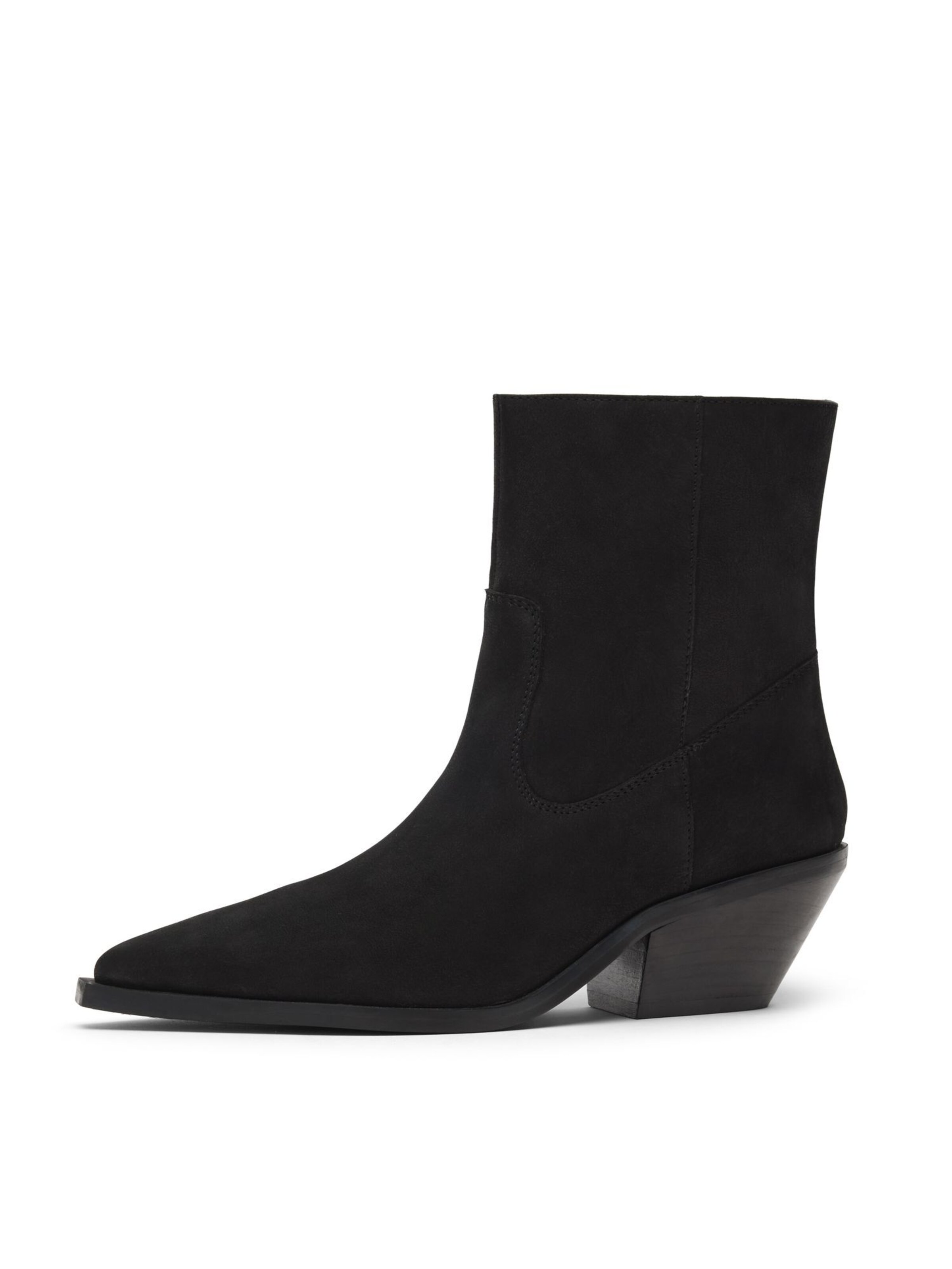 SACHA Bottines en 36 en noir, Vue avec produit