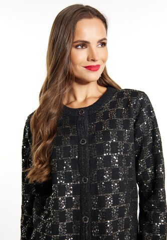 faina Knit cardigan in Black