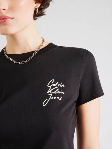 Calvin Klein Jeans T-Shirt in Schwarz