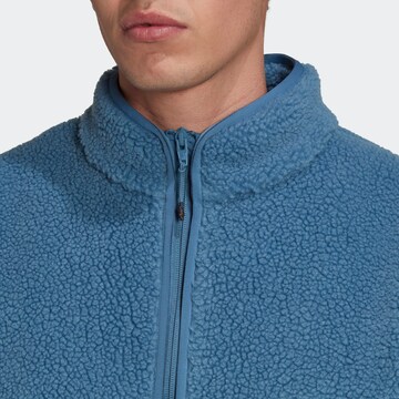 ADIDAS ORIGINALS Fleece Jacket 'Reclaim Sherpa' in Blue