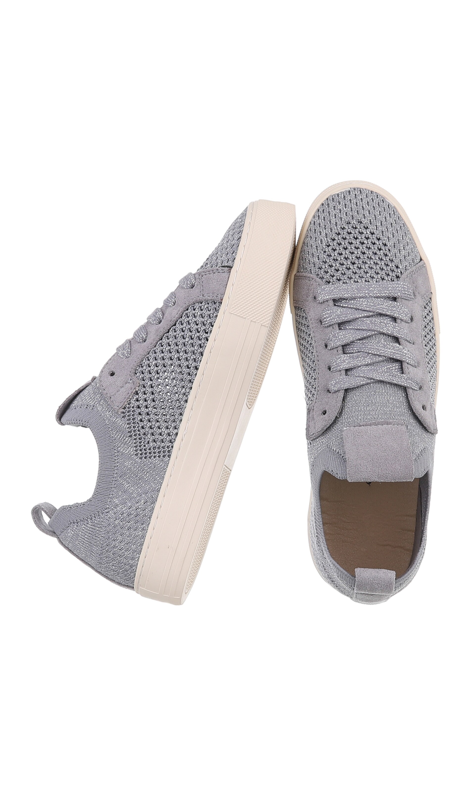 Ital-Design Schnürschuhe in Silber