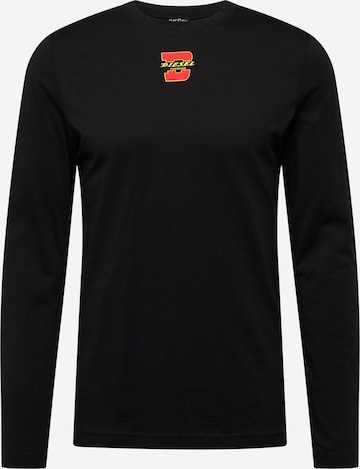 DIESEL T-shirt 'DIEGOR' i svart: framsida