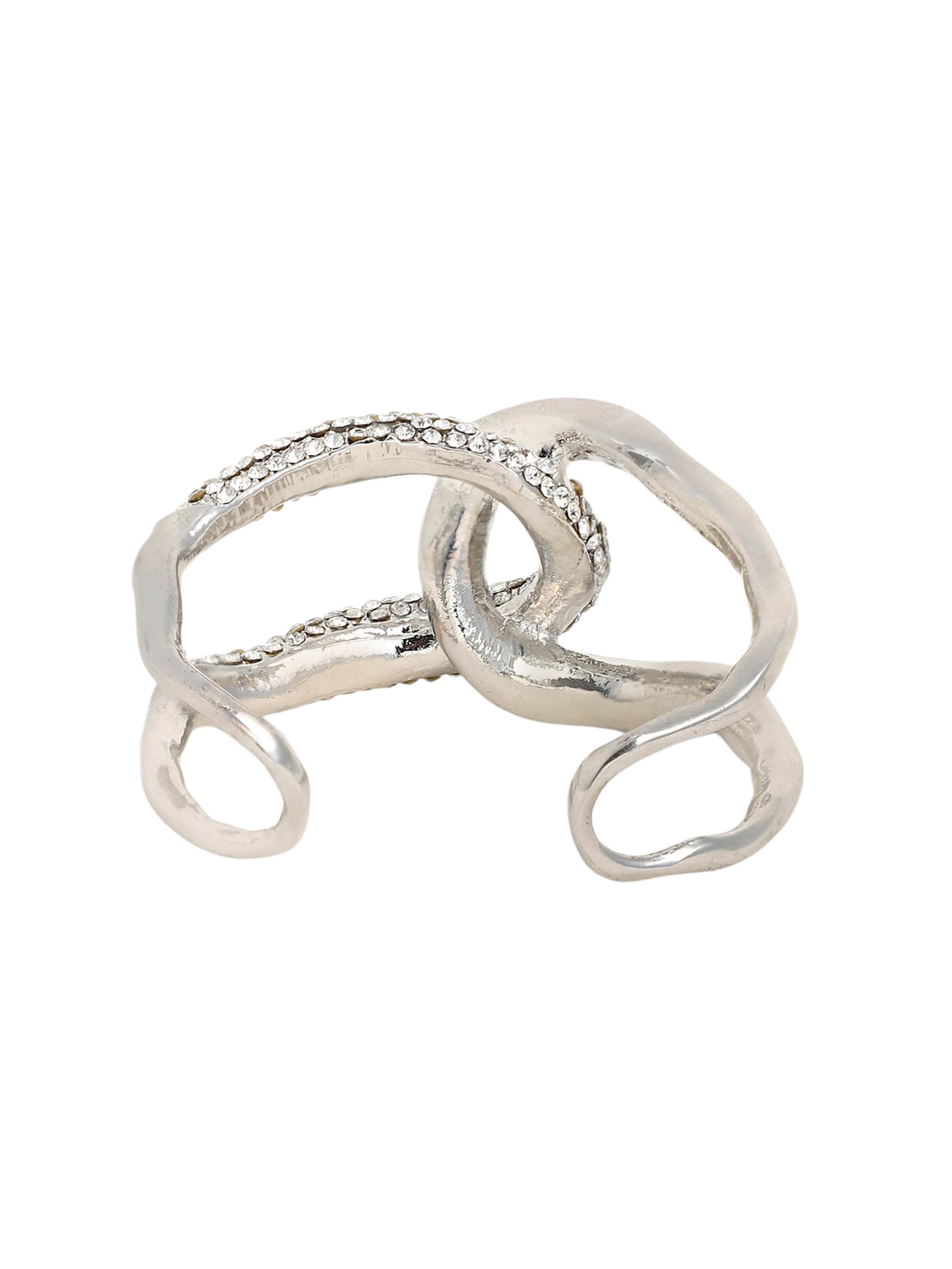 SOHI Opaska 'Shell' w kolorze srebrny