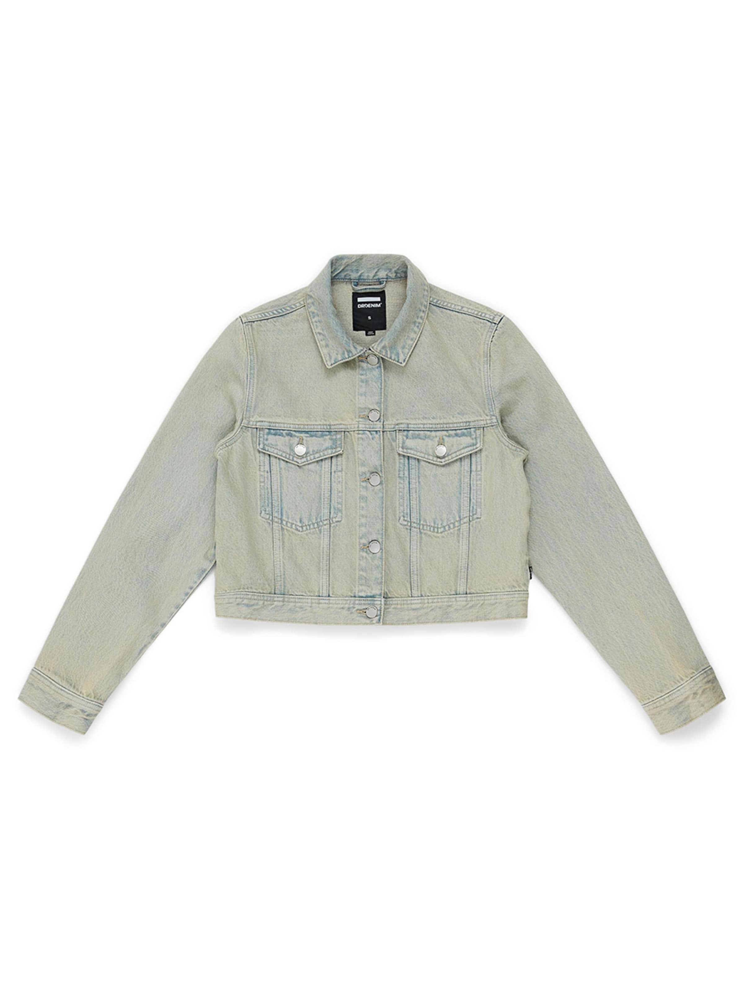 Dr. Denim Tussenjas 'Becky' in Blauw: voorkant