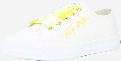 TOMMY HILFIGER Baskets basses en bleu marine / citron vert / rouge feu / blanc, Vue avec produit
