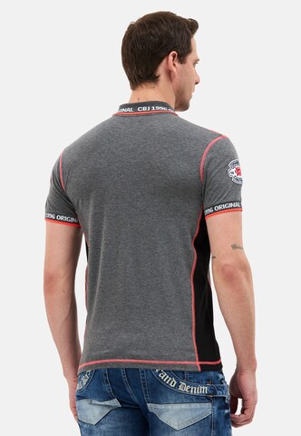 CIPO & BAXX Poloshirt in Grau