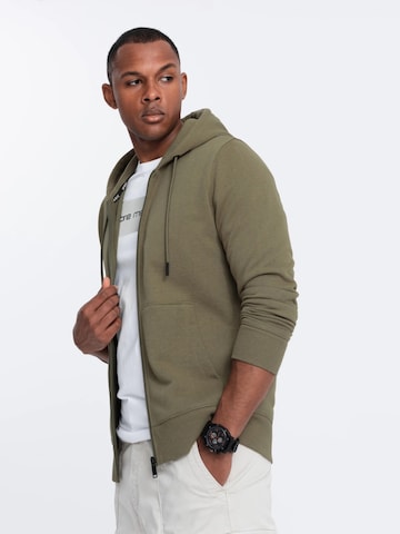 Ombre Sweatvest 'OM-SSBZ-0160' in Groen