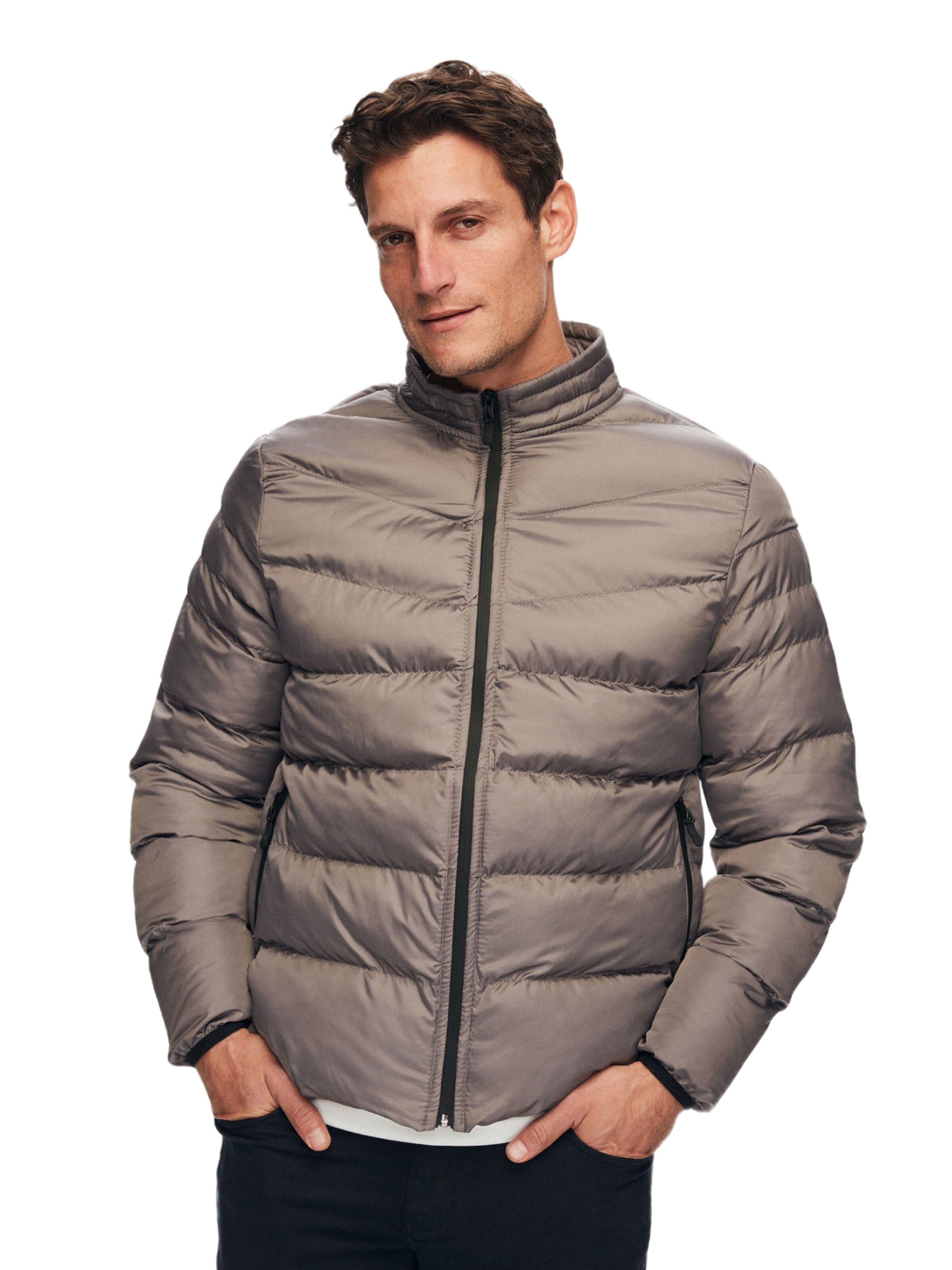 D’S Damat Between-season jacket in Grey: front